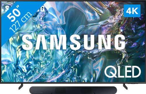 Samsung QLED 4K 50Q64D (2024) + Soundbar Main Image