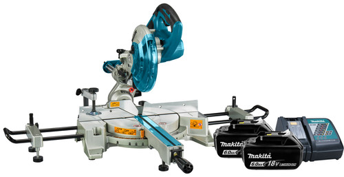 Makita DLS714NZ + 6,0 Ah accu (2x) en lader Main Image