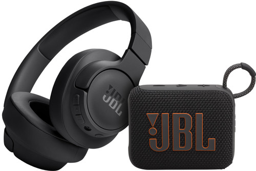 JBL Tune 720BT + JBL GO 4 zwart Main Image