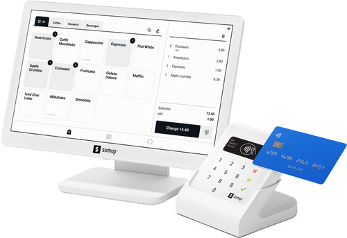 SumUp Point of Sale Lite + SumUp Air Contactless Card Reader with Charging Dock Main Image