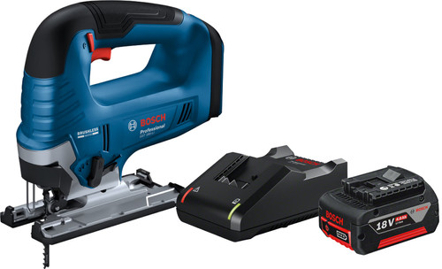 Bosch Professional GST 18V-125 B + 4,0 Ah accu en lader Main Image