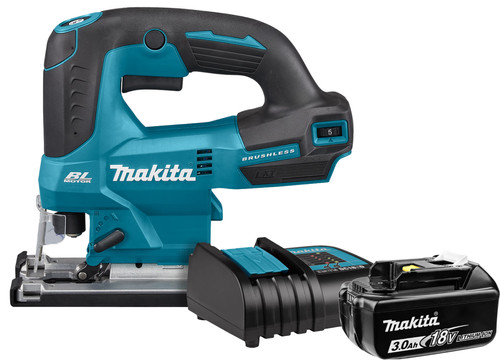 Makita DJV184Z + 3.0Ah Battery and Charger Main Image