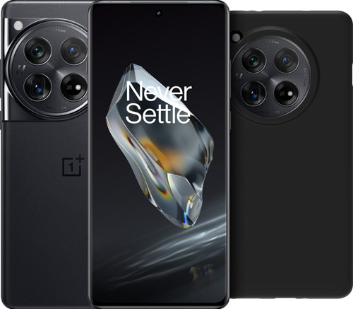 OnePlus 12 512GB Zwart 5G + BlueBuilt Back Cover Zwart Main Image