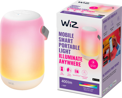 WiZ Draagbare tafellamp - Slimme LED-Verlichting - Gekleurd Main Image