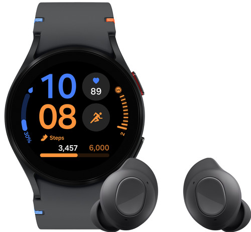 Samsung Galaxy Watch FE Zwart + Buds FE Zwart Main Image