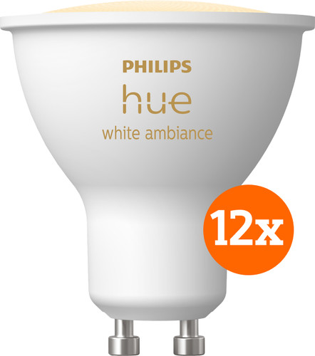 Philips Hue White Ambiance GU10 12-pack Main Image