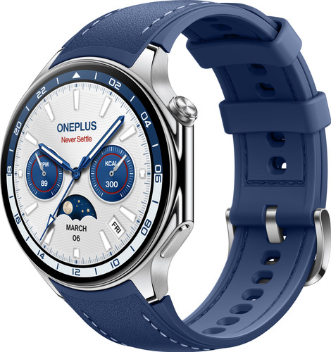 OnePlus Watch 2 Zilver/Blauw Main Image