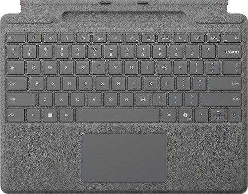 Microsoft Surface Pro Type Cover with Pen Slot Platinum QWERTY Main Image