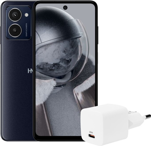 HMD Pulse Pro 128GB Zwart 4G + BlueBuilt Oplader met Usb A Poort 18W Zwart Main Image