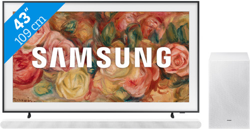 Samsung The Frame 43LS03D (2024) + Soundbar White Main Image