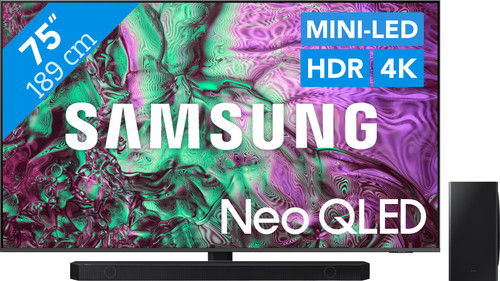 Samsung Neo QLED 4K 75QN86D (2024) + Soundbar Main Image