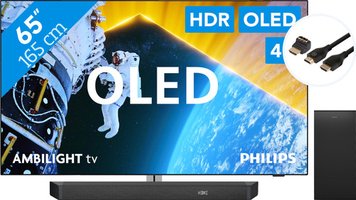 Philips 65OLED809 - Ambilight (2024) + Philips TAB7908 + BlueBuilt HDMI Kabel Main Image