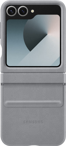 Samsung Galaxy Z Flip 6 Back Cover Artificial Leather Gray Main Image