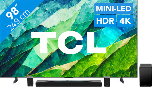 TCL QD Mini-LED 98C81B (2024) + Soundbar Main Image