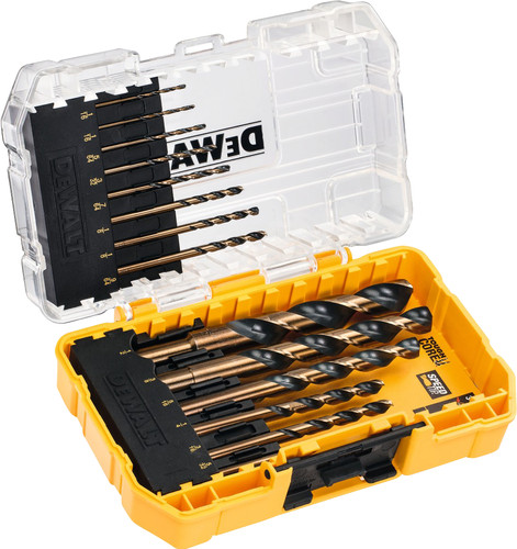 DeWalt 14-delige Black & Gold Metaalboren Set Tough Case Main Image