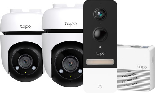 TP-Link Tapo C500 2-pack + Smart Battery Video Doorbell D230S1 Main Image