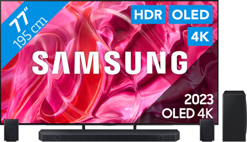 Samsung QD OLED 77S90C (2023) + Soundbar Main Image