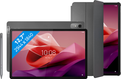 Lenovo Tab P12 256GB Wifi Grijs + Book Case Grijs Main Image