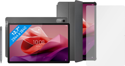 Lenovo Tab P12 256GB Wifi Grijs + Beschermpakket Main Image