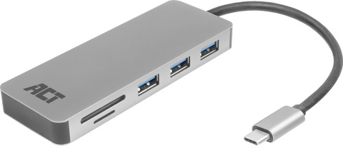 ACT USB-C 4-poorts usb hub met power delivery Main Image