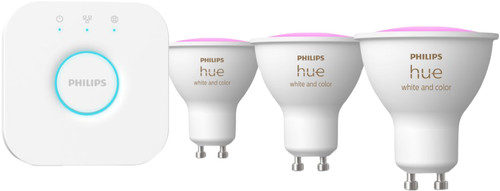 Philips Hue GU10 3-pack + Bridge starterkit Main Image