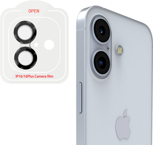 BlueBuilt Apple iPhone 16/16 Plus Camera Lens Protector Aluminium Main Image