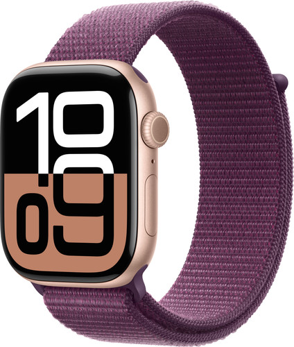 Apple Watch Series 10 4G 46mm Rose Gold Sport Watch Strap Main Image