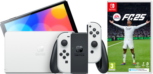 Nintendo Switch OLED White + EA Sports FC 25 Main Image