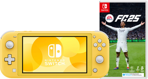 Nintendo Switch Lite Yellow + EA Sports FC 25 Main Image