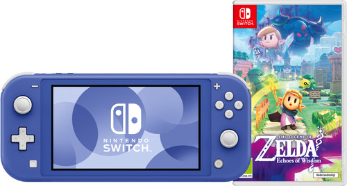 Nintendo Switch Lite Blue + Zelda: Echoes of Wisdom Main Image