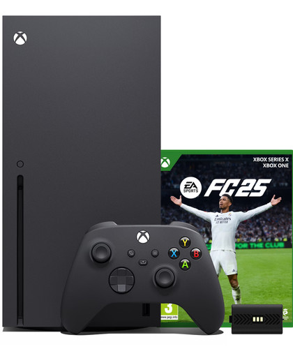 Xbox Series X + EA Sports FC 25 + BlueBuilt Oplaadbare Batterijen Main Image