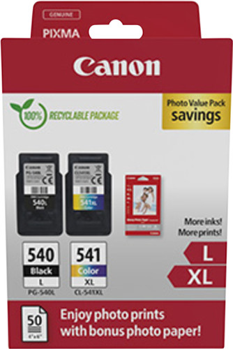 Canon PG540L x2/CL541 XL Cartridges Combo Pack Main Image