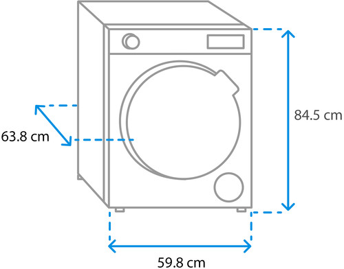 Siemens WG56B2ACNL intelligentDosing visual Coolblue 1