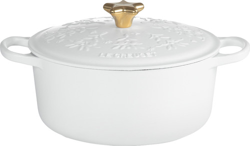 Le Creuset Signature braadpan 24cm Kerst Cotton Main Image