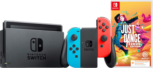 Nintendo Switch Red/Blue + Just Dance 2025 Main Image