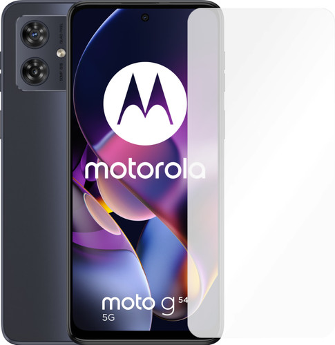 Motorola Moto G54 256GB Blauw 5G + Just in Case Tempered Glass Screenprotector Main Image