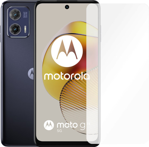 Motorola Moto G73 256GB Blauw 5G + Just in Case Tempered Glass Screenprotector Main Image