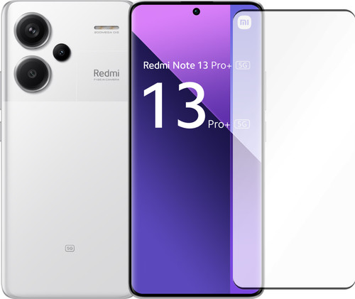 Redmi Note 13 Pro+ 256GB Wit 5G + Just in Case Tempered Glass Screenprotector Main Image