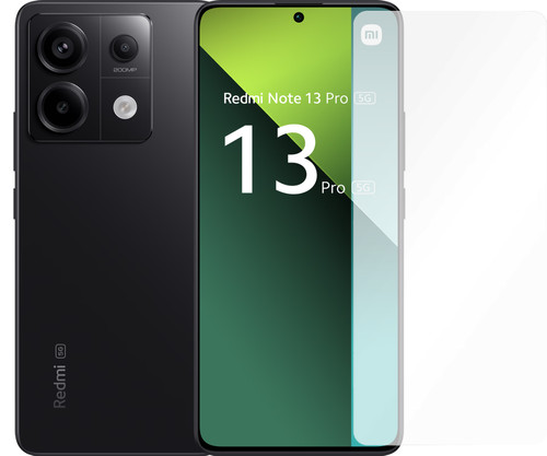 Redmi Note 13 Pro 256GB Zwart 5G + Just in Case Tempered Glass Screenprotector Main Image