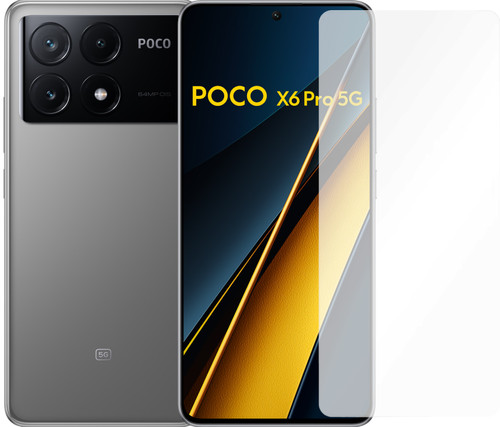 POCO X6 Pro 512GB Grijs 5G + Just in Case Tempered Glass Screenprotector Main Image