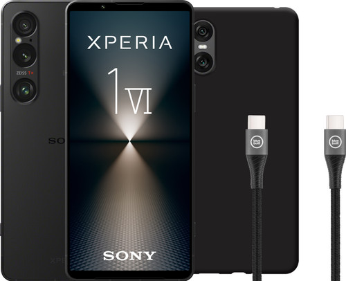 Sony Xperia 1 VI 256GB Zwart 5G + Accessoirepakket Main Image