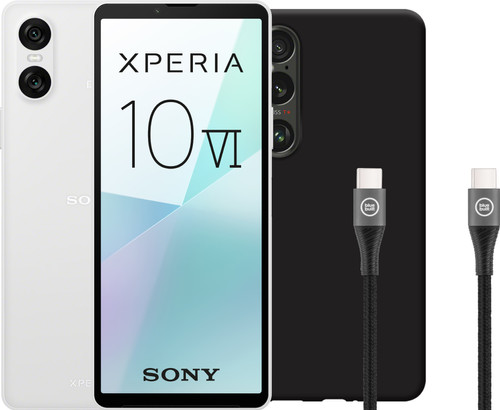 Sony Xperia 10 VI 128GB Wit 5G + Accessoirepakket Main Image