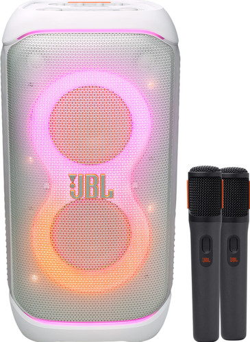 JBL PartyBox 320 White + Wireless Microphone Set Main Image