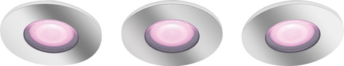 Philips Hue Xamento badkamer inbouwspot White and Color - Chroom - Rond 3-pack Main Image