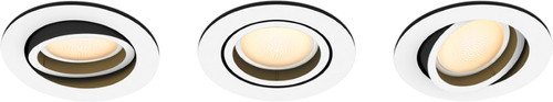 Philips Hue Milliskin Recessed Spot Light White Ambiance - Round - White - 3-pack Main Image