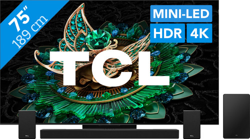 TCL QD Mini-Led 75C71N (2024) + TCL Q85H Main Image