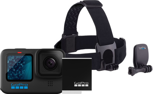 GoPro HERO 11 Black + Head Strap + Enduro Battery Main Image