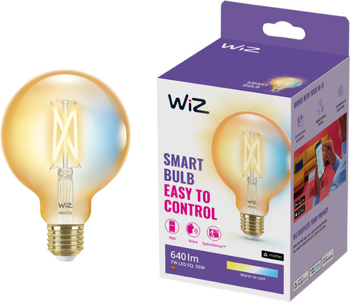 WiZ Globe Filament - Warm to Cool White Licht - E27 - Gold Main Image