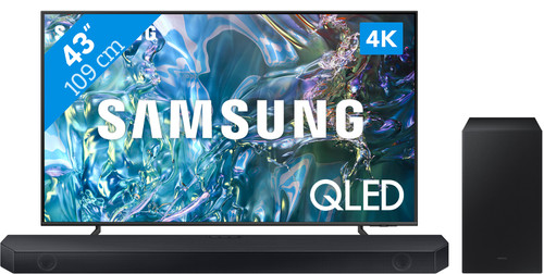 Samsung QLED 4K 43Q64D (2024) + Samsung HW-Q60C (2023) Main Image