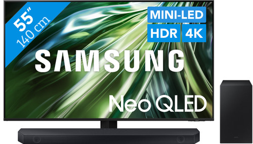 Samsung Neo QLED 4K 55QN90D (2024) + Samsung HW-Q60C (2023) Main Image